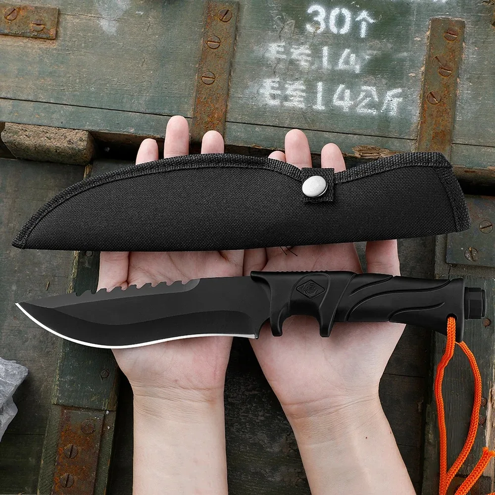 Edc Carry Fixed Blade Knife - Sabit Namlulu Düz Bıçak Yüksek Sertlikte