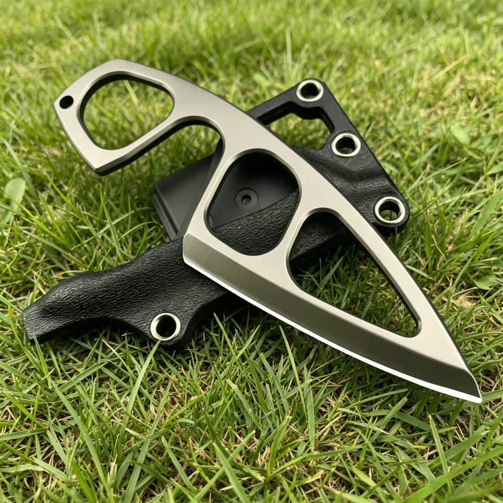 Edc Carry Fixed Blade Knife - Yüksek Sertlikte Boyun Bıçağı 440C Çelik