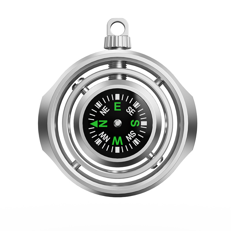 Compass Keychain Mini - MINI Pusula Parmak Ucu Fidget Roller