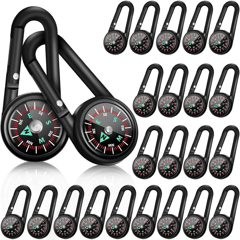 Compass Keychain Mini - 6-50 adet Mini manyetik pusula anahtarlık