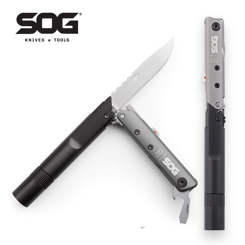 Edc Carry Flashlight - SOG BATON Q2 4'ü 1 Arada