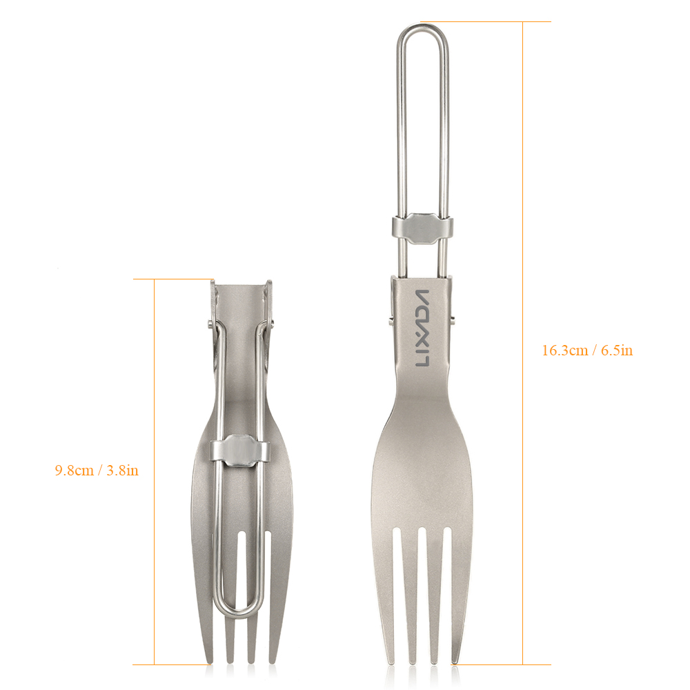 Lixada Titanyum Katlanır Çatal - Edc Everyday Carry Knives incelemesi ve fiyatı