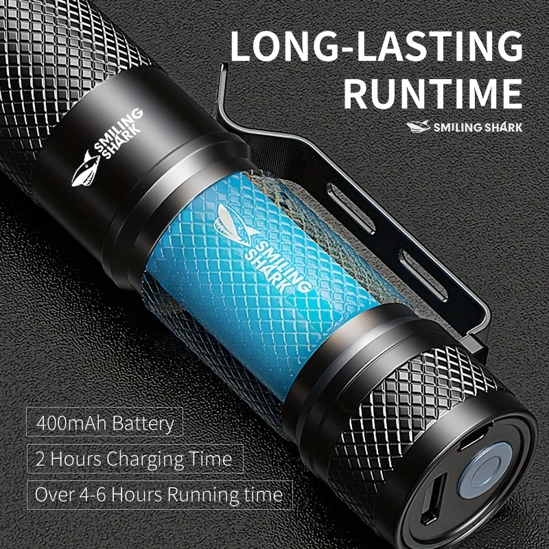 SMILING SHARK Ultra Güçlü Mini - Edc Carry Flashlight incelemesi ve fiyatı