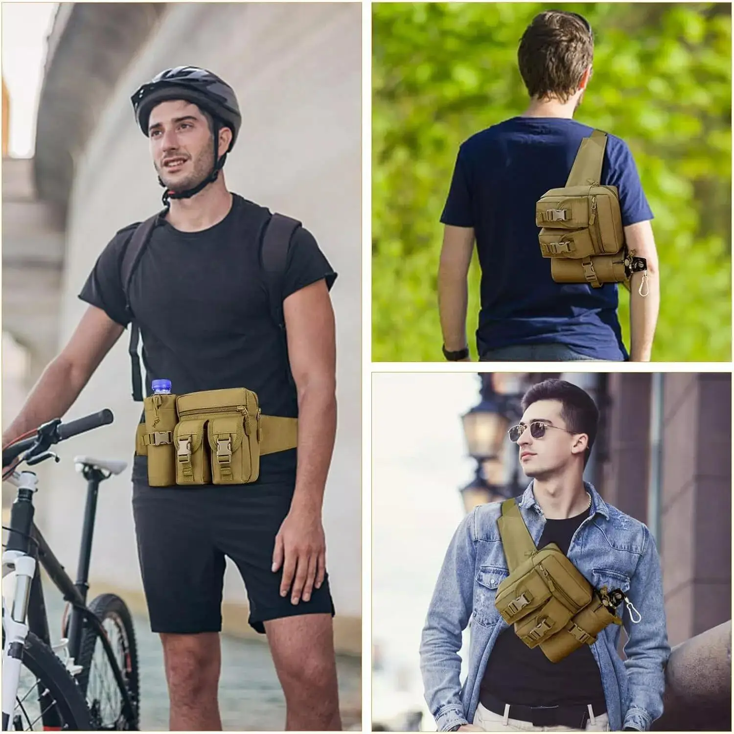 Erkekler için Taktik Fanny Pak - Edc Carry Bag For Pistol incelemesi ve fiyatı