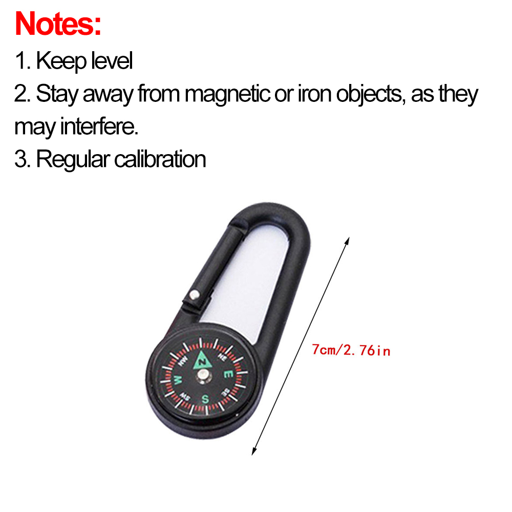 Açık Pusula Karabina Mini Kamp - Compass Keychain Mini incelemesi ve fiyatı