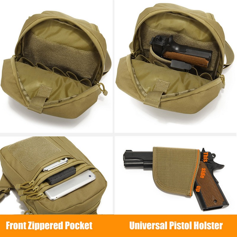 Yeni Taktik Göğüs Çantası Taba - Edc Carry Gun incelemesi ve fiyatı