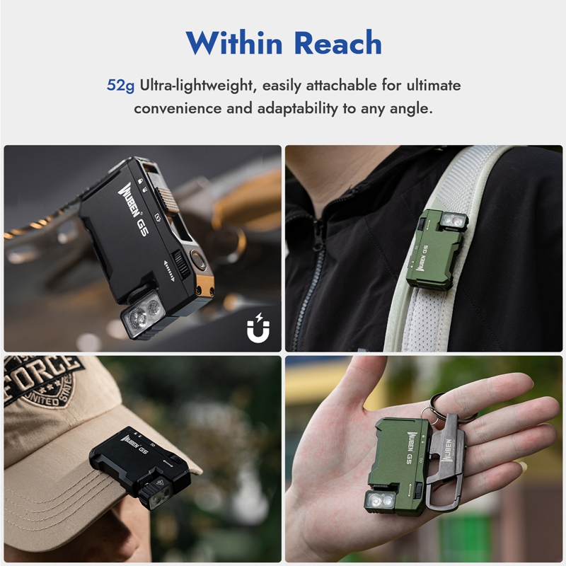 WUBEN G5 & X4 EDC El Feneri Şa - Edc Carry Flashlight incelemesi ve fiyatı