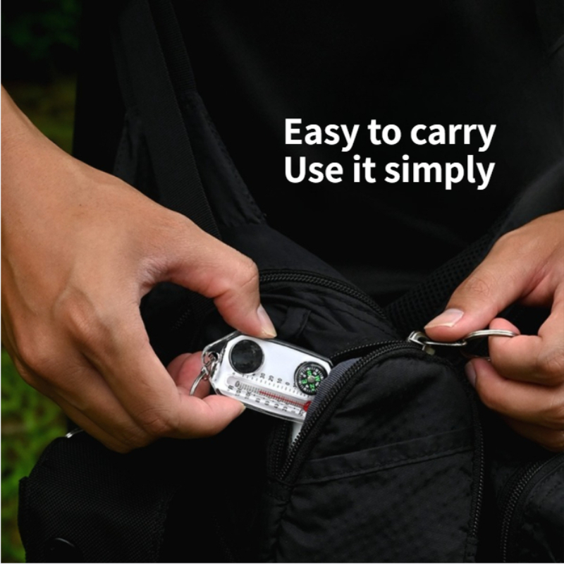 Mini Açık Hava Hayatta Kalma A - Compass Keychain Mini incelemesi ve fiyatı