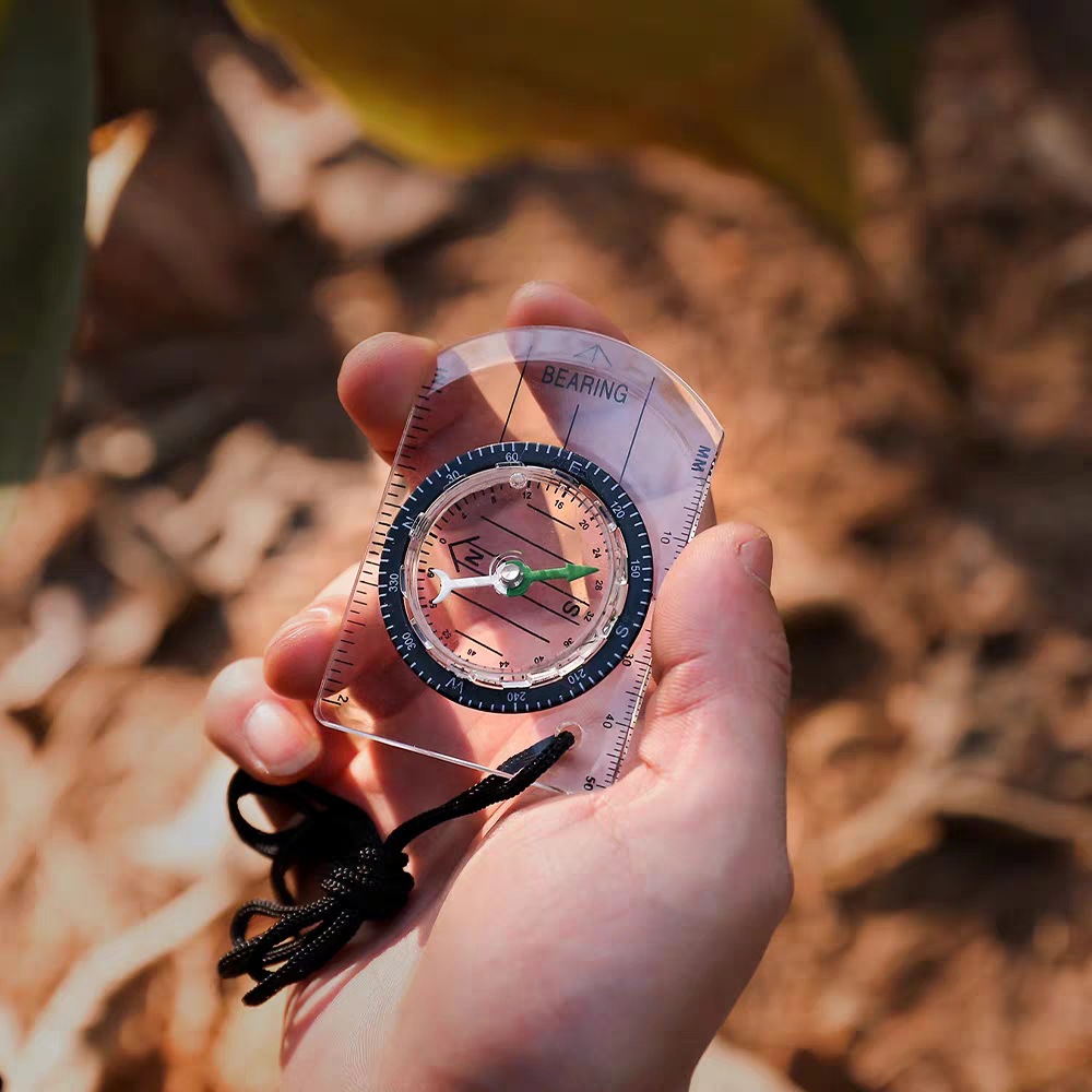 1 adet yeni açık hava mini akr - Compass Keychain Mini incelemesi ve fiyatı